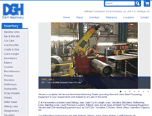 Tablet Screenshot of dnhmachinery.com